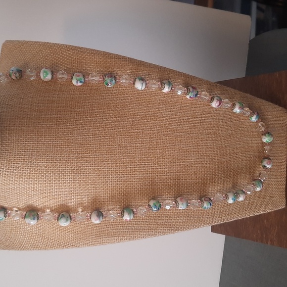 Hobe Jewelry - HOBE lampwork and crystal necklace